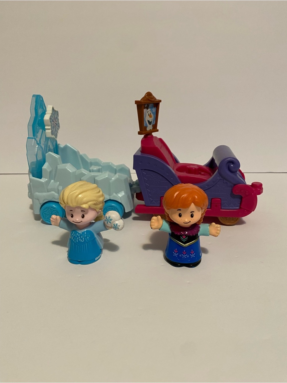 Disney Little People Princess Parade Floats Float Anna + Elsa Fisher Price Lot - Picture 3 of 5